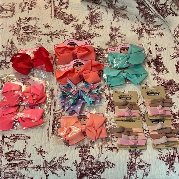 Ruffle girl bows - Picture 1 of 8